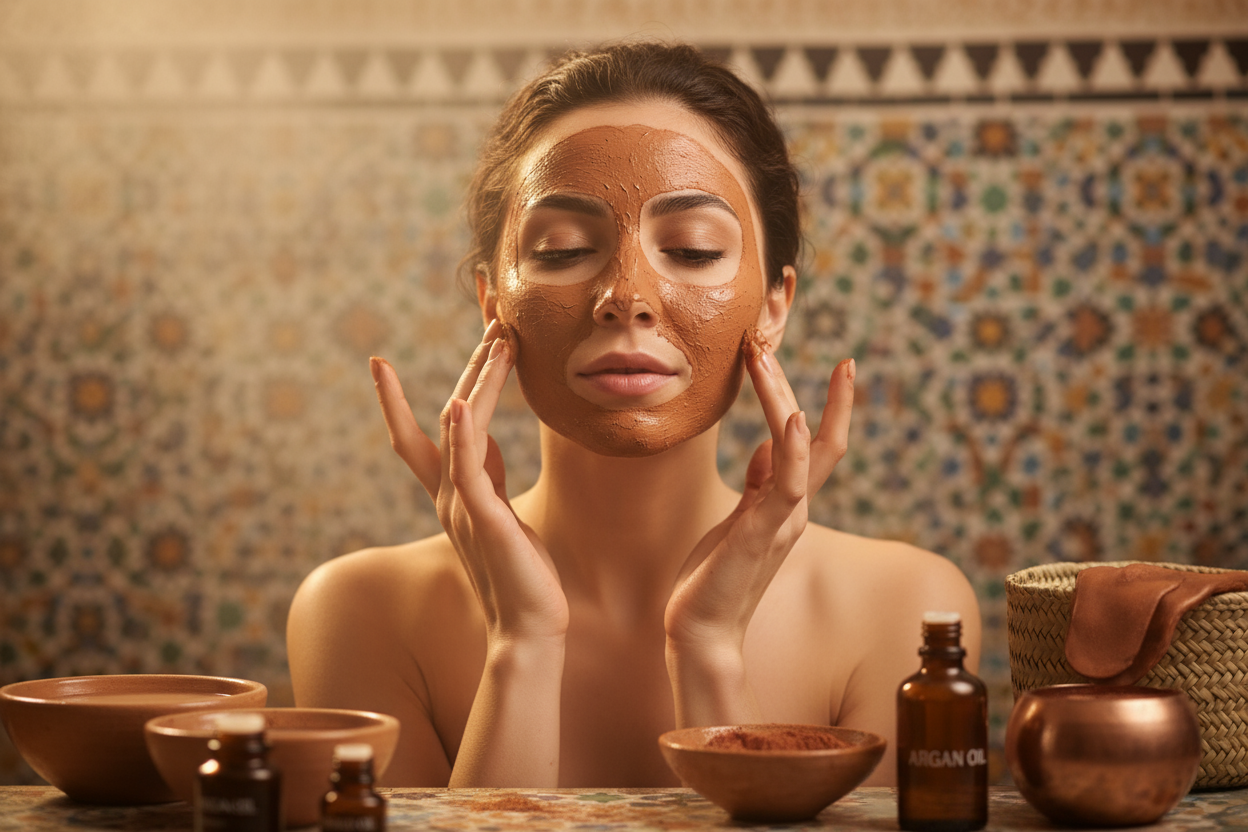 Great but this woman in hammam skin care argile